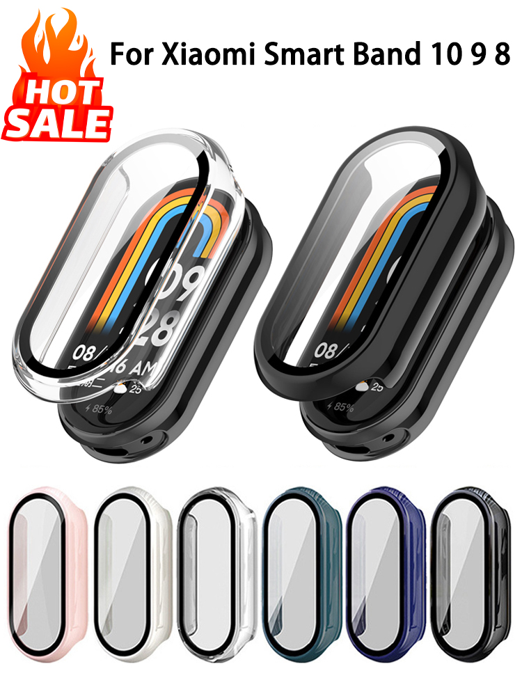 Garmin Smartwatch Accessories - Gehard glas + pc-hoes voor Xiaomi