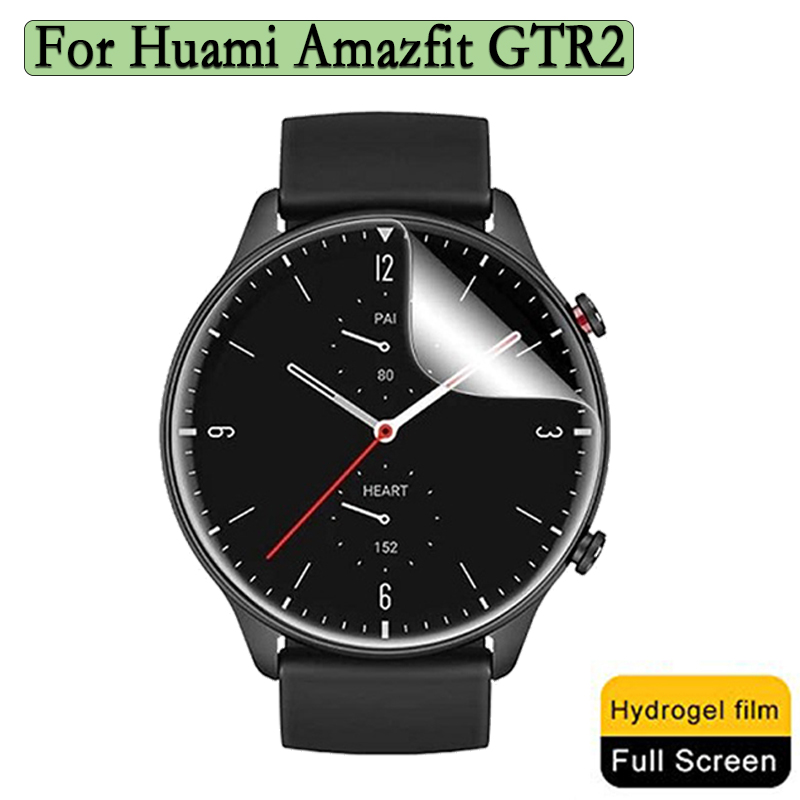 Watch Case Bumper - 3/6 Stuks Ultra-Dunne Transparante Hydrogel Film