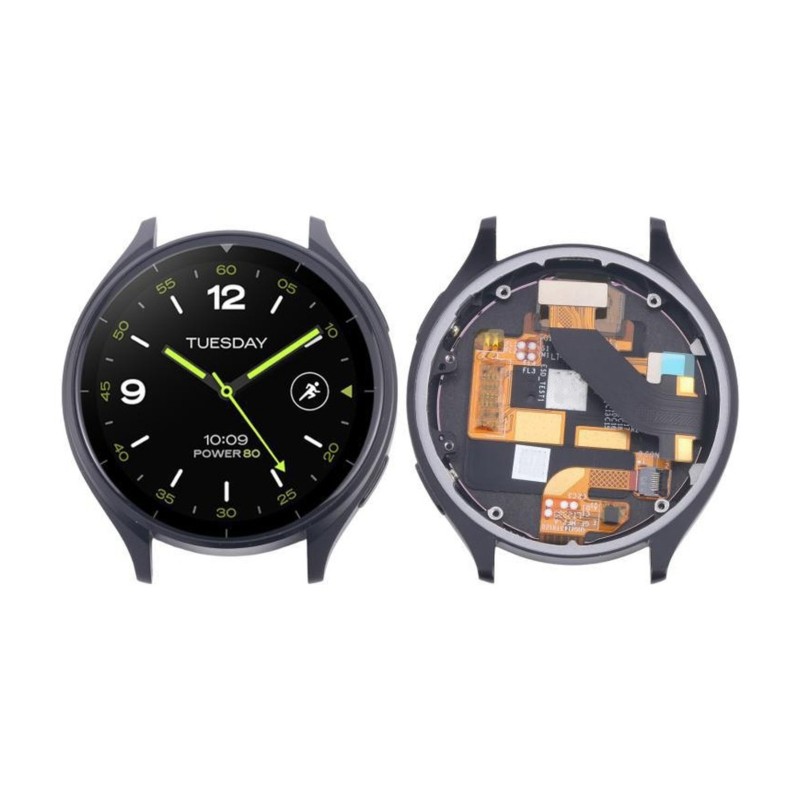 Smartwatch Touch - BTLIFE-Touchscreen LCD-scherm met frame zwart vervanging