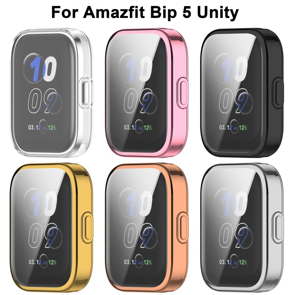 Amazfit Smartwatch Accessories - Volledige dekking TPU-hoes Anti-kras schermbeschermer Bumper