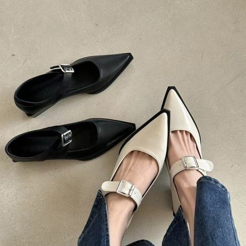 Leather Classic Strap - *Mode Mary Jane schoenen Dames lente