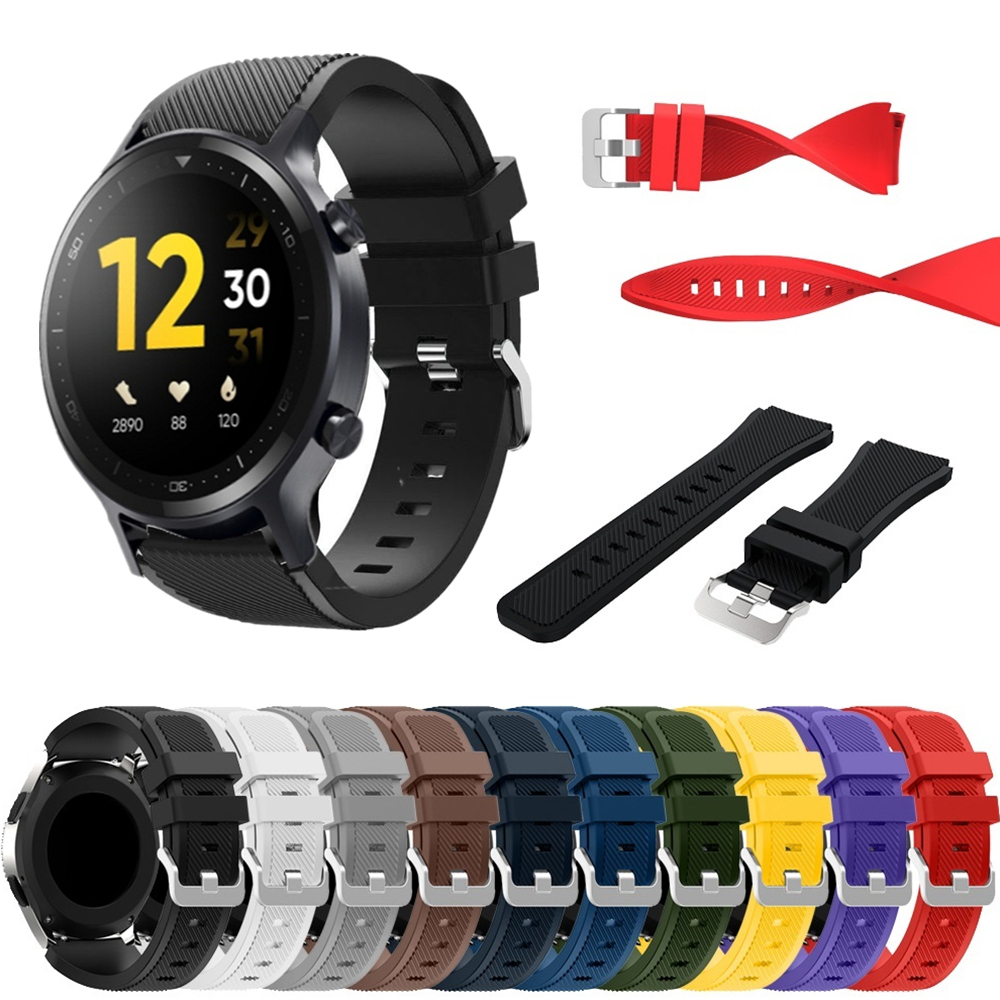 Fossil Smartwatch Accessories - 22Mm Siliconen Band Voor Realme Horloge