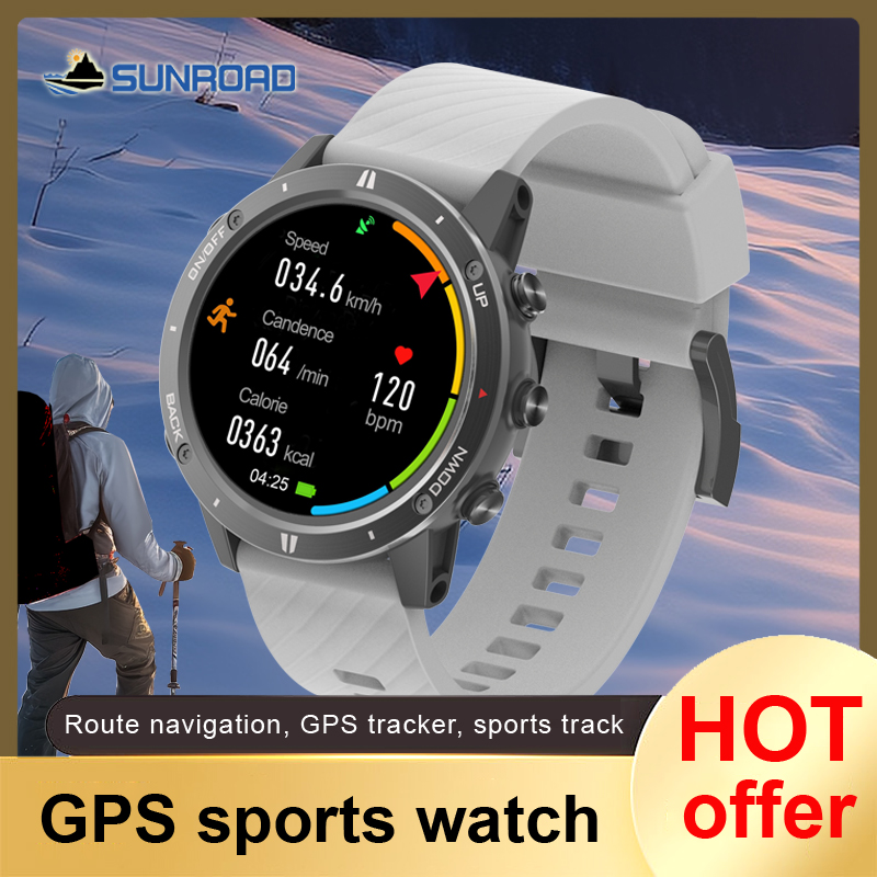 Smartwatch Touch - 2024 Nieuwe Sunroad Gps Sporthorloge Slimme