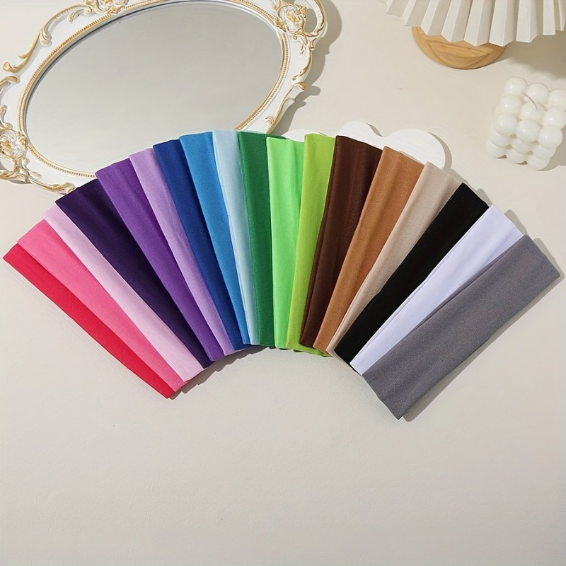 Milanaise Mesh Band - Elastische haarband Mode hoofdbanden Effen kleur