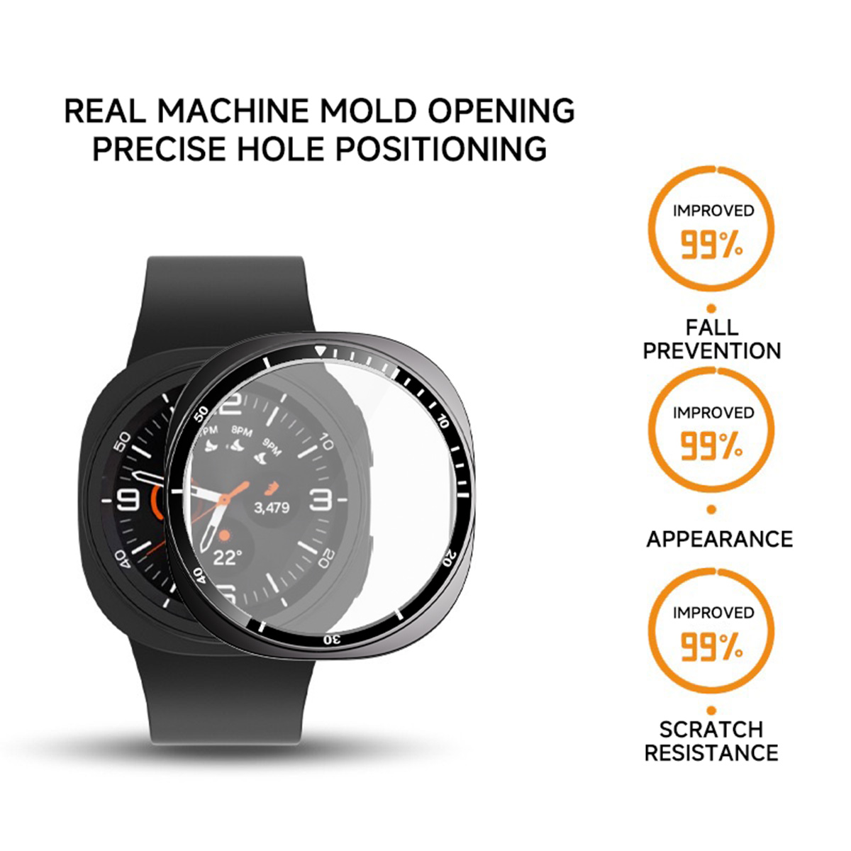 Gehard glas + PC-cover voor Sa - Samsung Smartwatch Accessories recensie en prijs