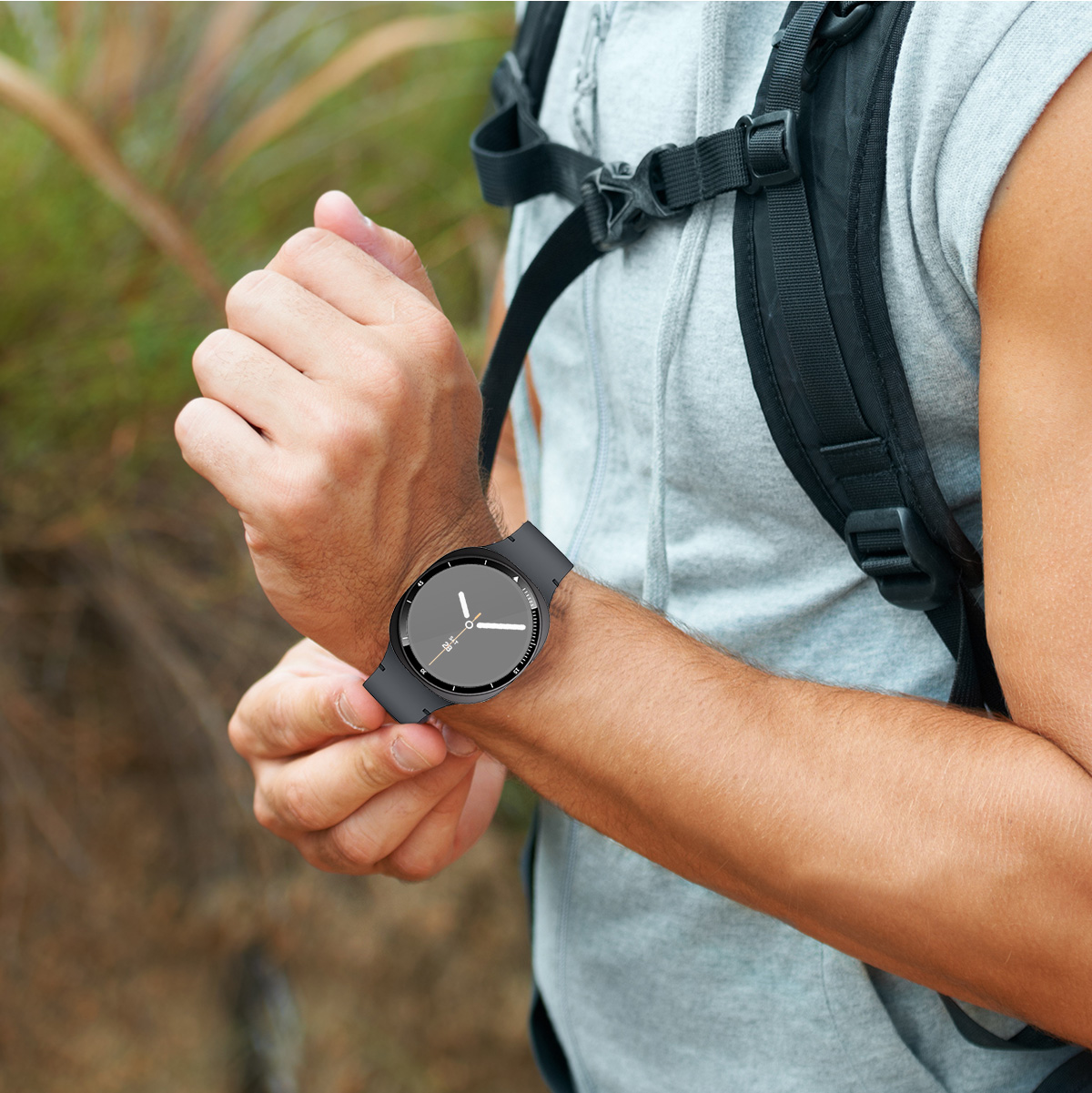 Gehard glas + PC-cover voor Sa - Samsung Smartwatch Accessories recensie en prijs