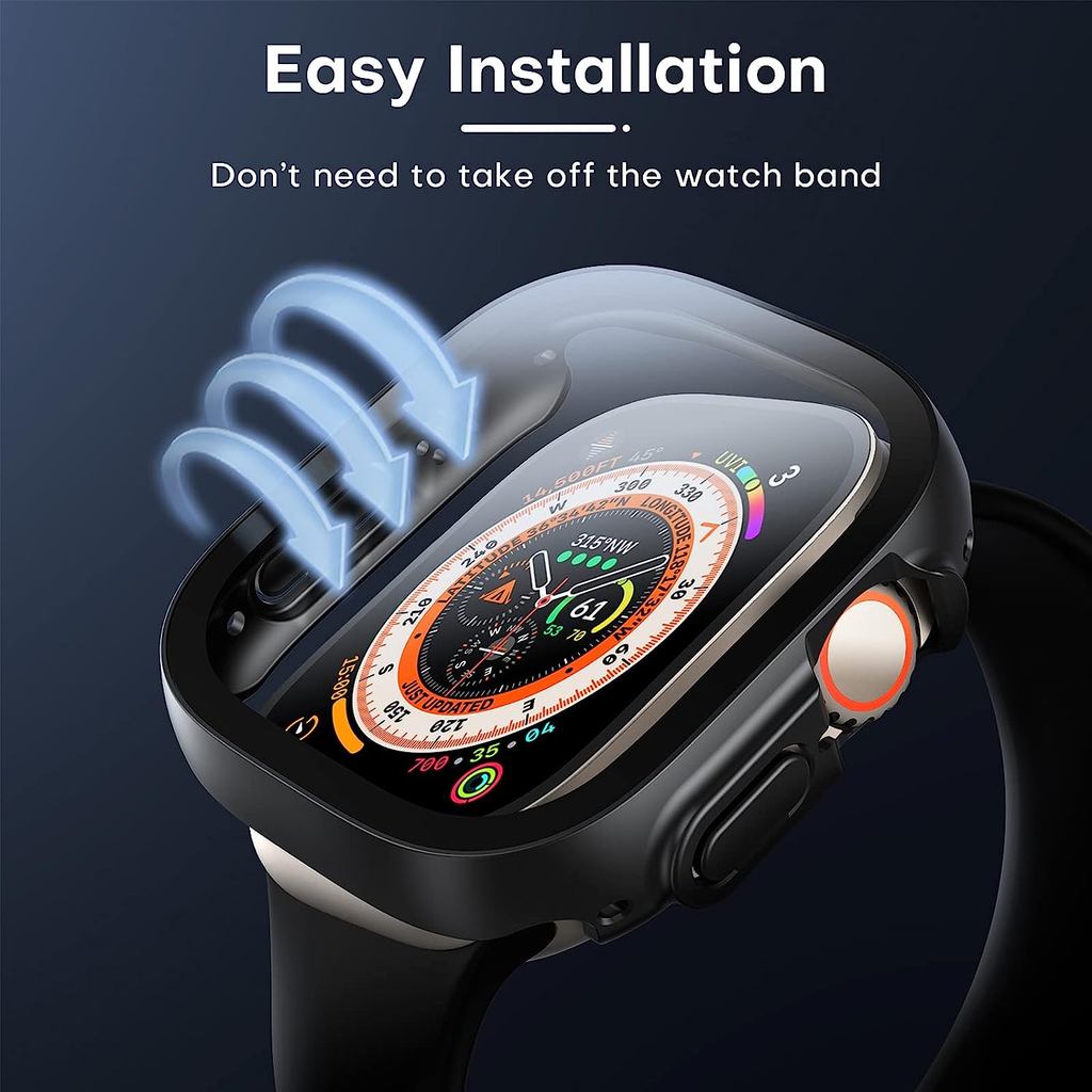 3Pack Gehard Glas + Case PC Bu - Smartwatch Case recensie en prijs