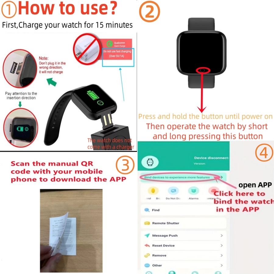 Sport Smartwatch Fitness Armba - Android Smartwatch Accessories recensie en prijs