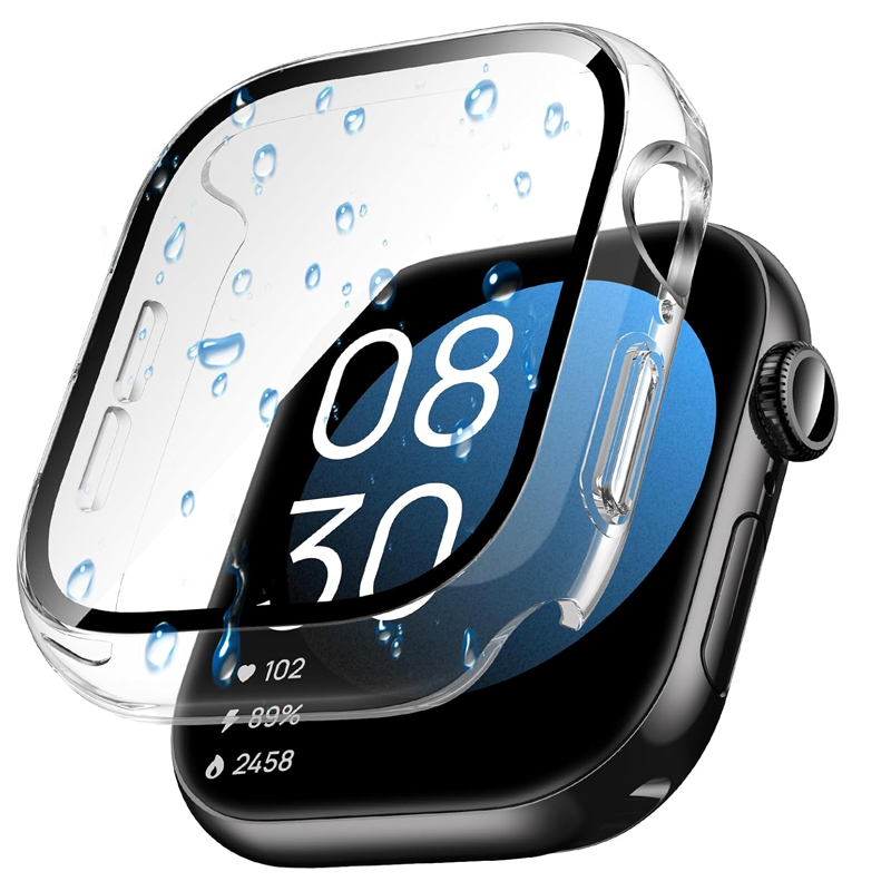 Glas+hoesje voor Apple Watch 4 - Smartwatch Case recensie en prijs