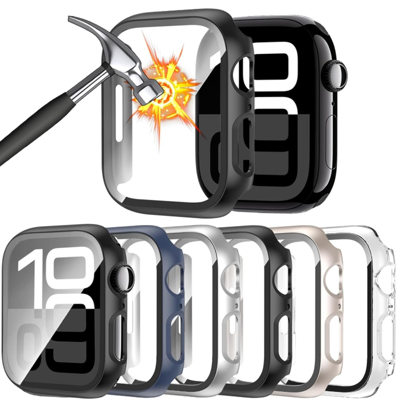 Glas+hoesje voor Apple Watch 4 - Smartwatch Case recensie en prijs