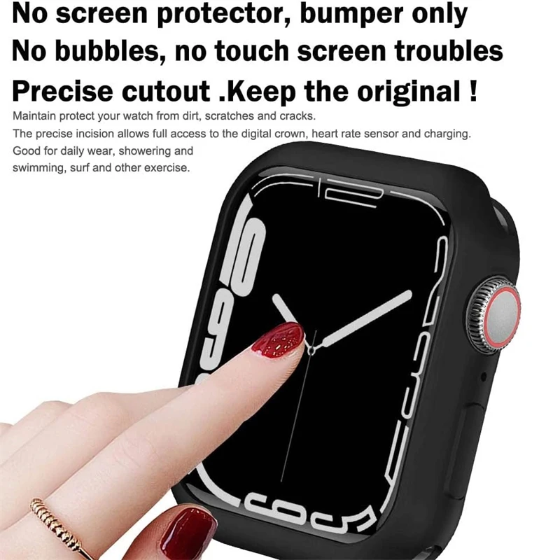 Zachte siliconen hoes voor App - Smartwatch Case recensie en prijs