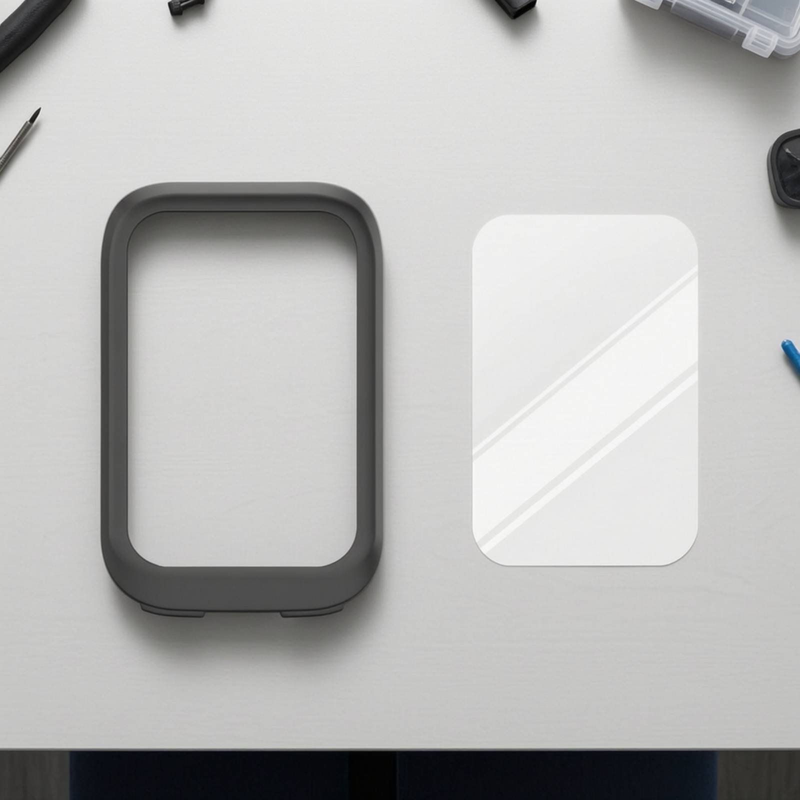 Siliconen hoesje met schermbes - Watch Case Bumper recensie en prijs