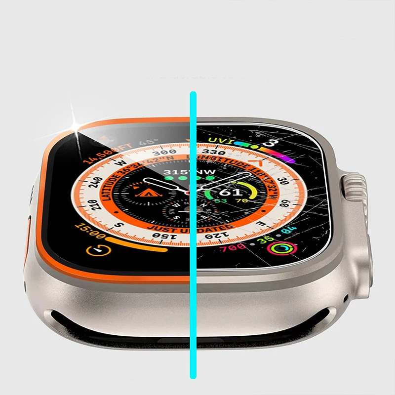 Gehard glasfilm voor Apple Wat - Smartwatch Case recensie en prijs