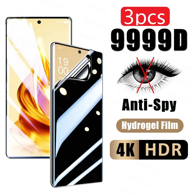3 stuks Privacy Hydrogel Folie - Oppo Find X8 recensie en prijs